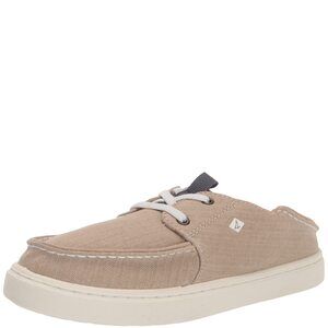 Sperry Boys Salty Lace Washable (Little Kid/Big Kid) Khaki 4 Big Kid M